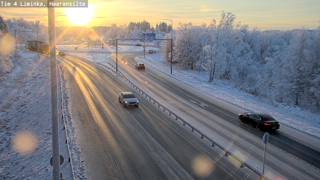 Weather Camera Image Road 4 Liminka, Haaransilta, Liminka, Pohjois-Pohjanmaa