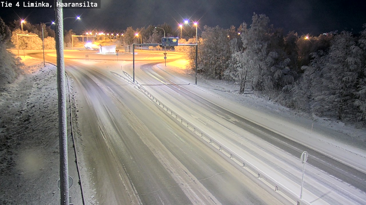 Weather Camera Image Road 4 Liminka, Haaransilta, Liminka, Pohjois-Pohjanmaa