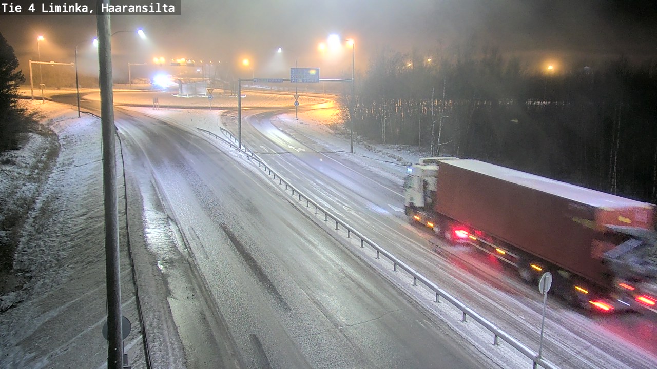 Weather Camera Image Road 4 Liminka, Haaransilta, Liminka, Pohjois-Pohjanmaa
