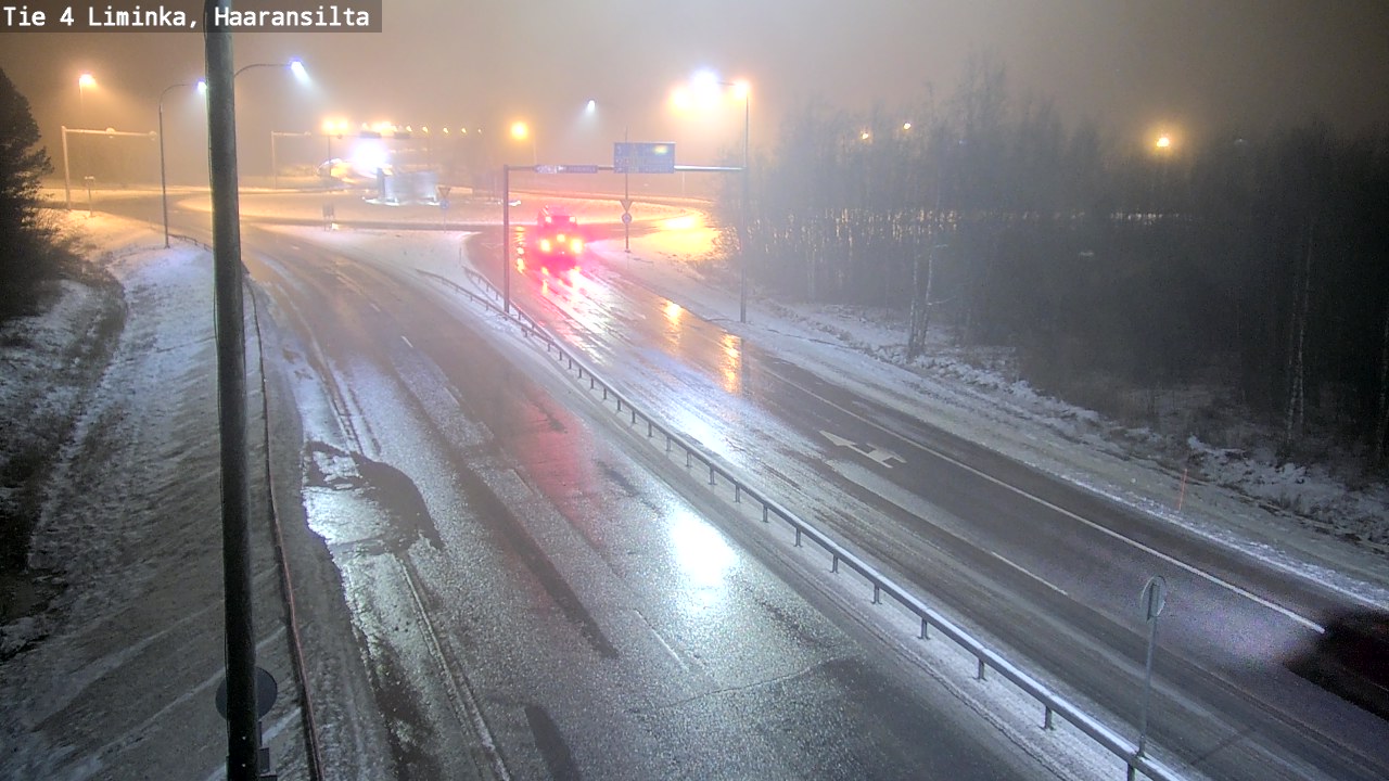 Weather Camera Image Road 4 Liminka, Haaransilta, Liminka, Pohjois-Pohjanmaa