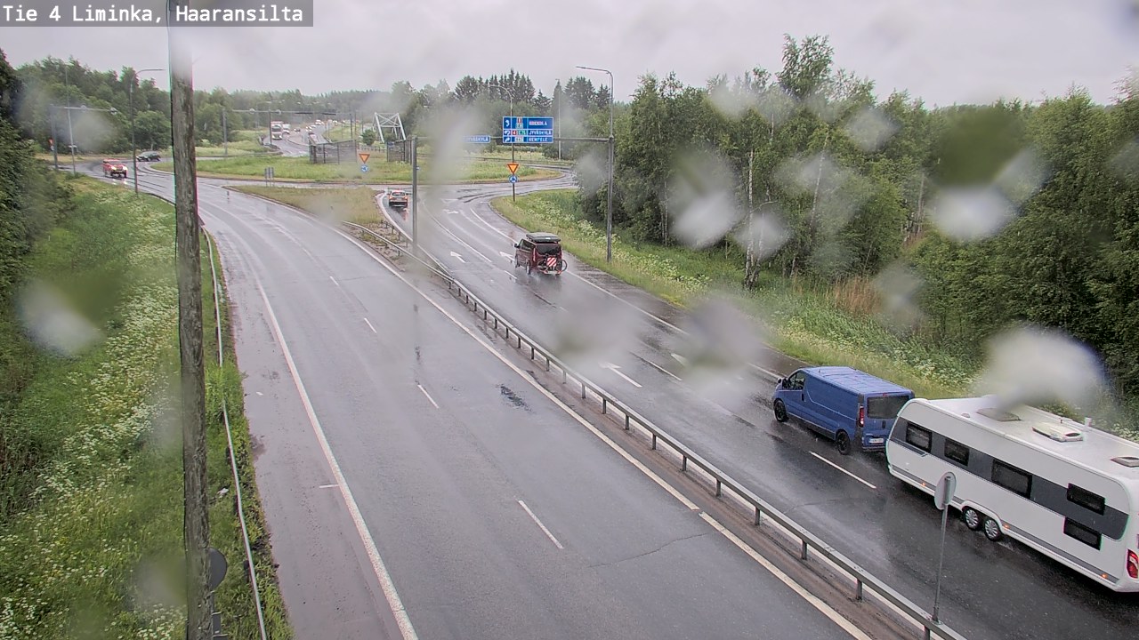 Kelikamerat Kuva Tie 4 Liminka, Haaransilta, Liminka, Pohjois-Pohjanmaa