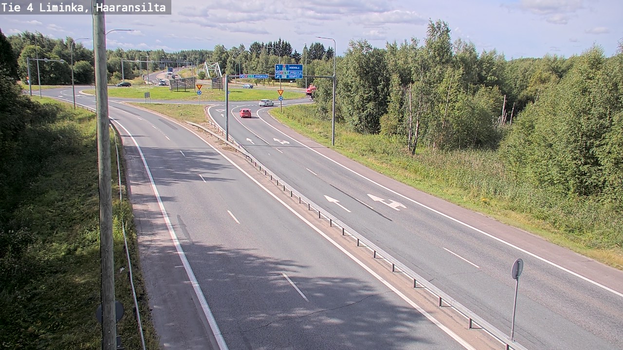 Weather Camera Image Road 4 Liminka, Haaransilta, Liminka, Pohjois-Pohjanmaa