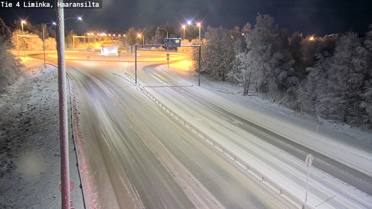 Weather Camera Image Road 4 Liminka, Haaransilta, Liminka, Pohjois-Pohjanmaa