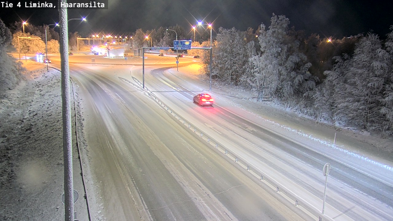 Weather Camera Image Road 4 Liminka, Haaransilta, Liminka, Pohjois-Pohjanmaa