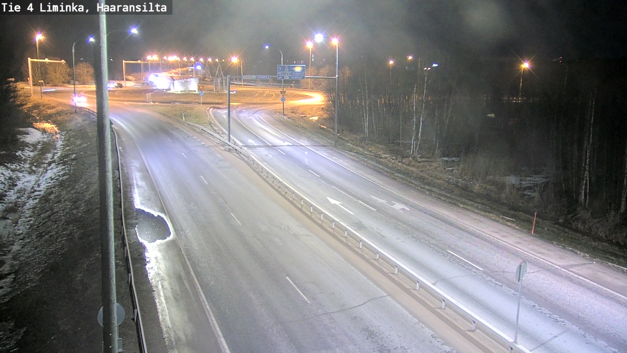 Weather Camera Image Väg 4 Limingo, Haaransilta, Liminka, Pohjois-Pohjanmaa