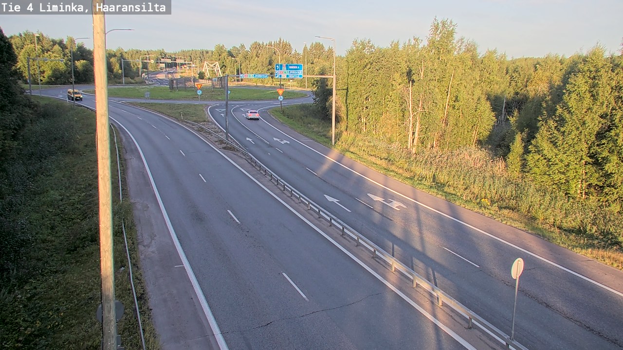 Weather Camera Image Väg 4 Limingo, Haaransilta, Liminka, Pohjois-Pohjanmaa