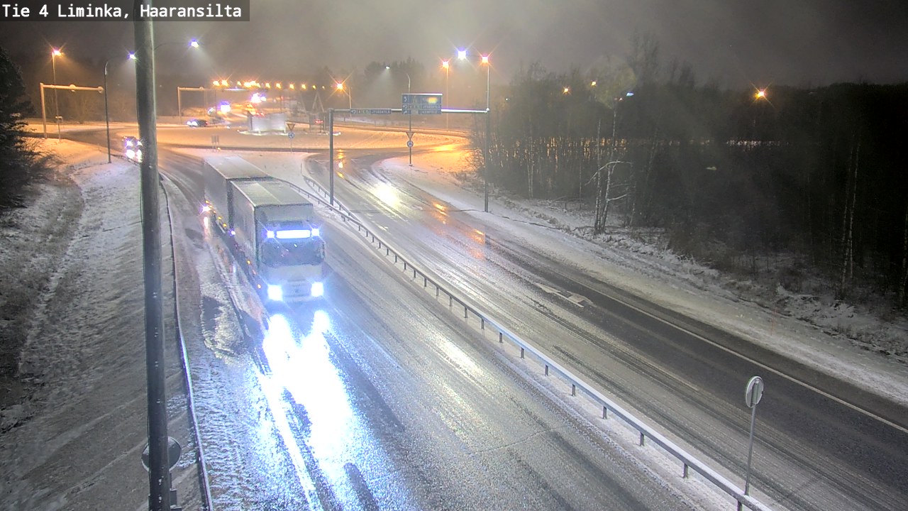 Weather Camera Image Road 4 Liminka, Haaransilta, Liminka, Pohjois-Pohjanmaa