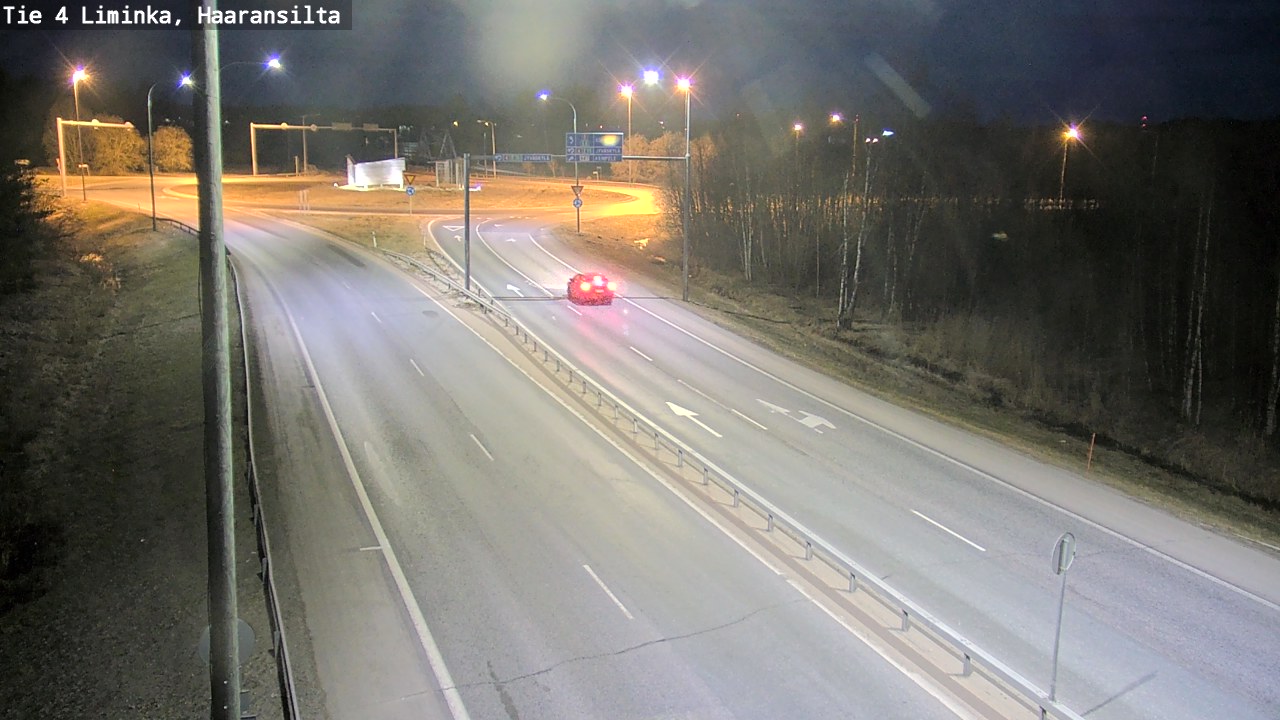 Weather Camera Image Road 4 Liminka, Haaransilta, Liminka, Pohjois-Pohjanmaa