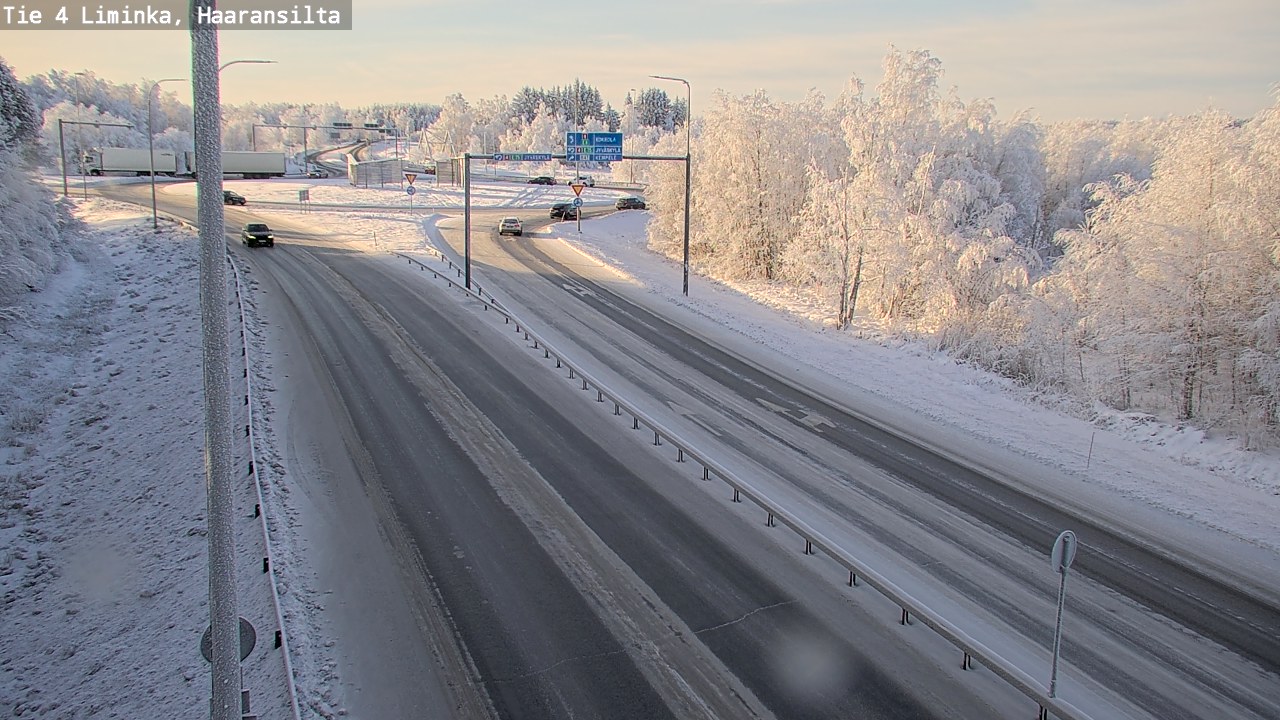 Weather Camera Image Road 4 Liminka, Haaransilta, Liminka, Pohjois-Pohjanmaa