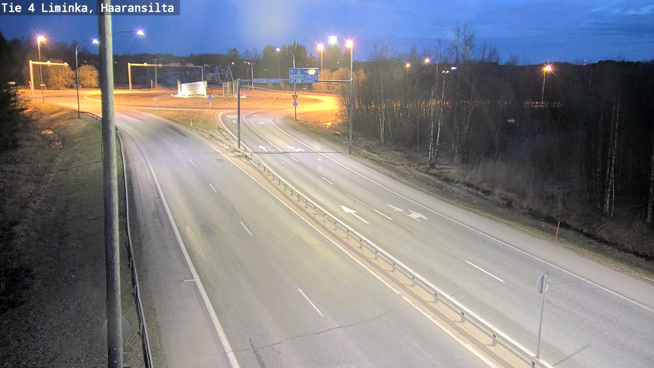 Kelikamerat Kuva Tie 4 Liminka, Haaransilta, Liminka, Pohjois-Pohjanmaa