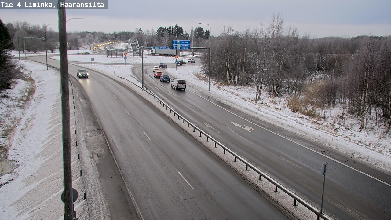 Weather Camera Image Road 4 Liminka, Haaransilta, Liminka, Pohjois-Pohjanmaa