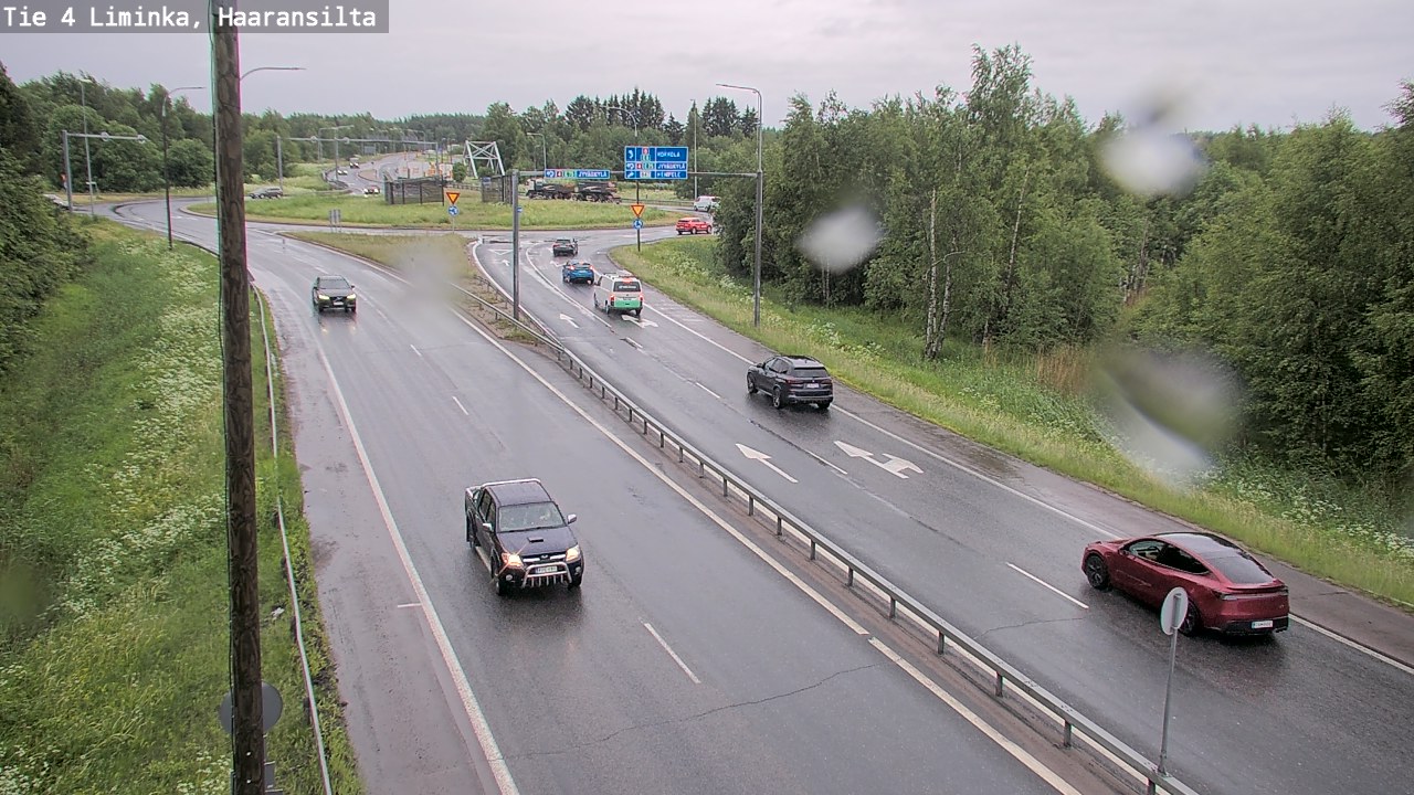 Weather Camera Image Road 4 Liminka, Haaransilta, Liminka, Pohjois-Pohjanmaa