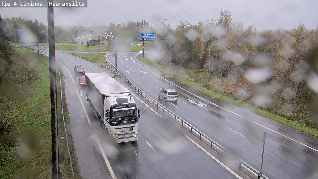 Weather Camera Image Road 4 Liminka, Haaransilta, Liminka, Pohjois-Pohjanmaa