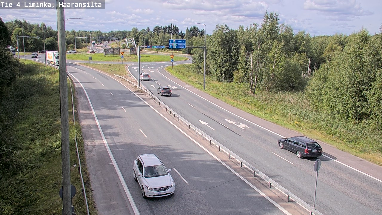 Weather Camera Image Road 4 Liminka, Haaransilta, Liminka, Pohjois-Pohjanmaa
