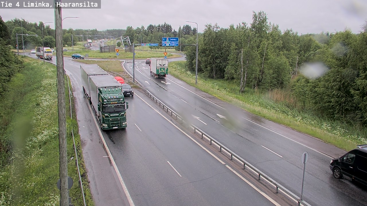 Kelikamerat Kuva Tie 4 Liminka, Haaransilta, Liminka, Pohjois-Pohjanmaa
