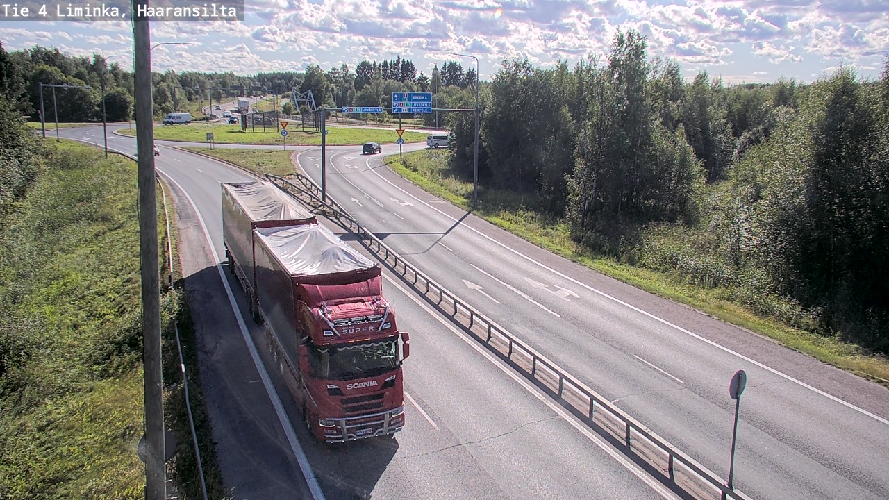 Kelikamerat Kuva Tie 4 Liminka, Haaransilta, Liminka, Pohjois-Pohjanmaa