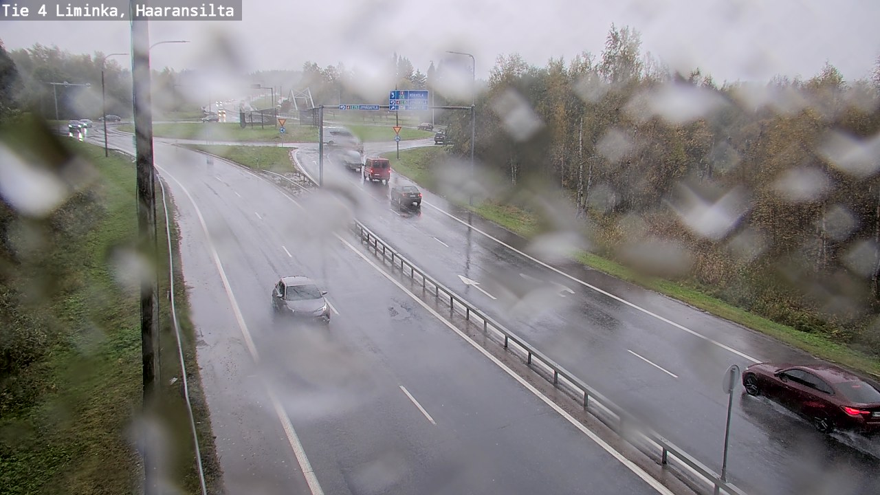 Weather Camera Image Road 4 Liminka, Haaransilta, Liminka, Pohjois-Pohjanmaa