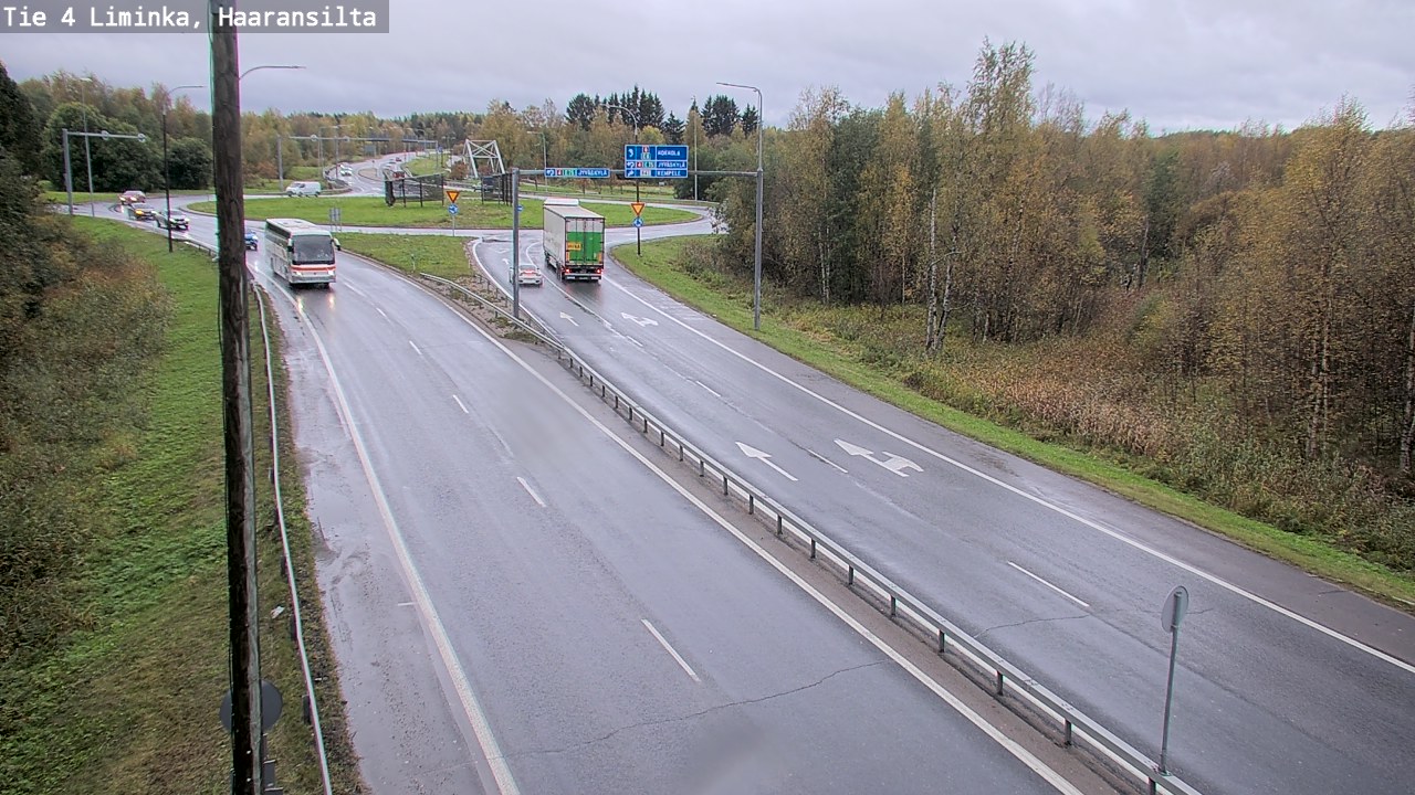 Weather Camera Image Road 4 Liminka, Haaransilta, Liminka, Pohjois-Pohjanmaa