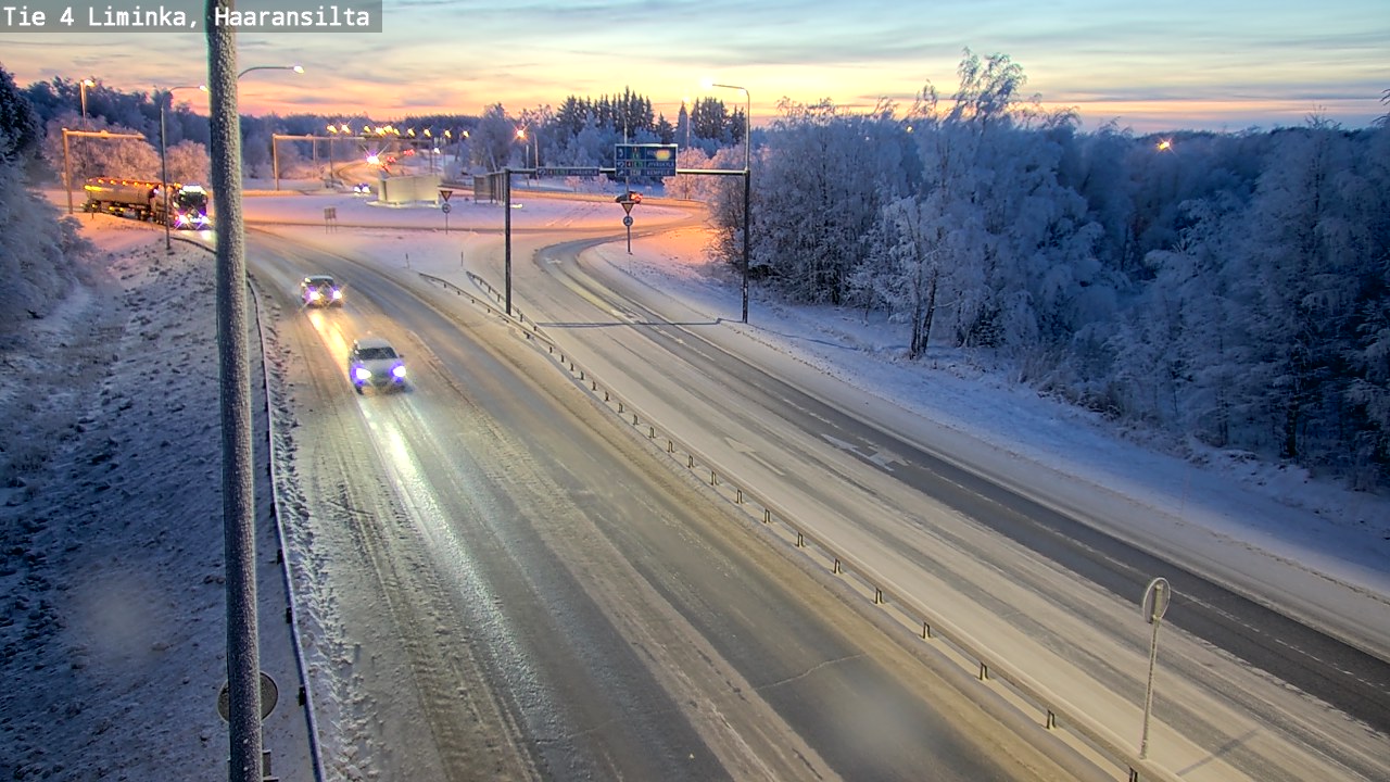 Weather Camera Image Road 4 Liminka, Haaransilta, Liminka, Pohjois-Pohjanmaa