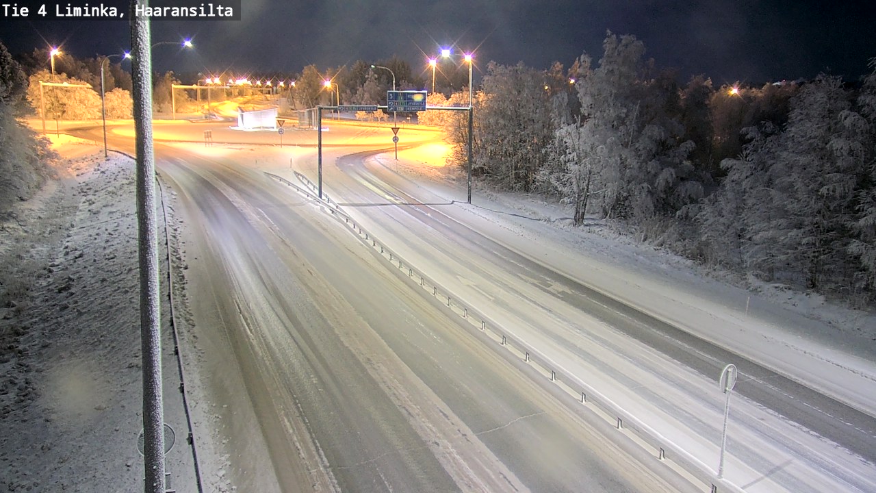 Weather Camera Image Road 4 Liminka, Haaransilta, Liminka, Pohjois-Pohjanmaa