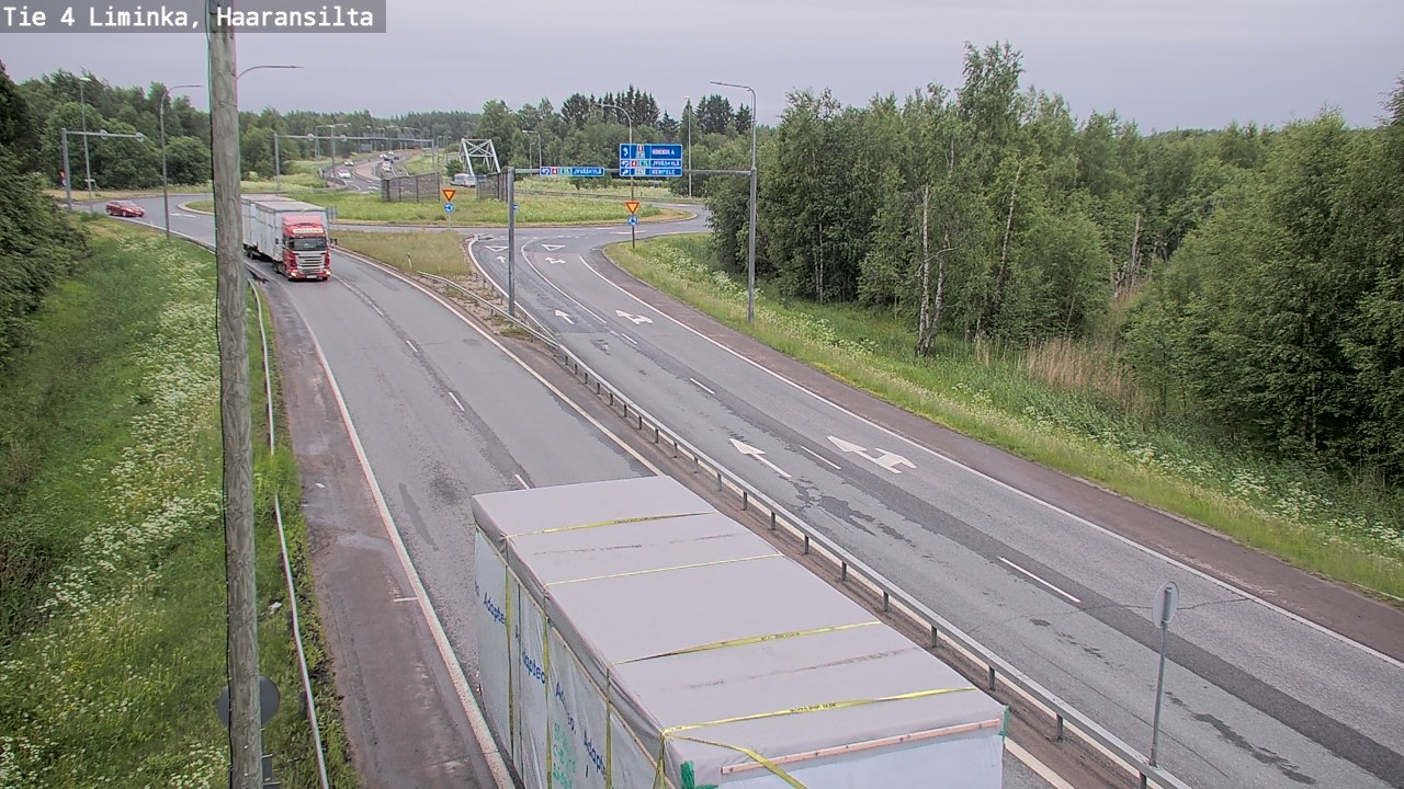 Kelikamerat Kuva Tie 4 Liminka, Haaransilta, Liminka, Pohjois-Pohjanmaa