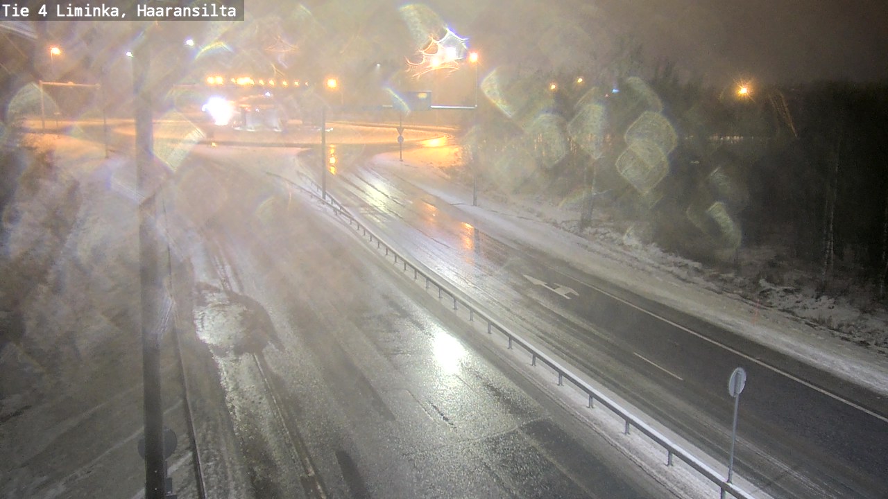 Weather Camera Image Road 4 Liminka, Haaransilta, Liminka, Pohjois-Pohjanmaa