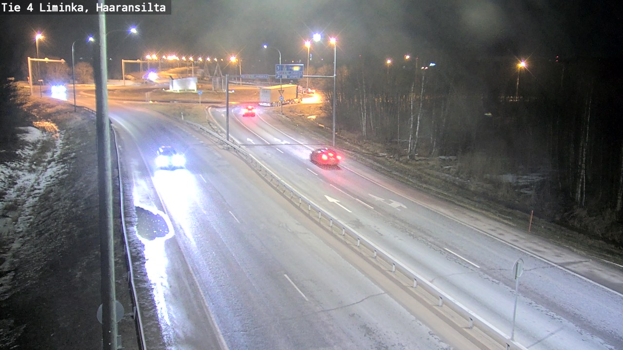 Weather Camera Image Väg 4 Limingo, Haaransilta, Liminka, Pohjois-Pohjanmaa
