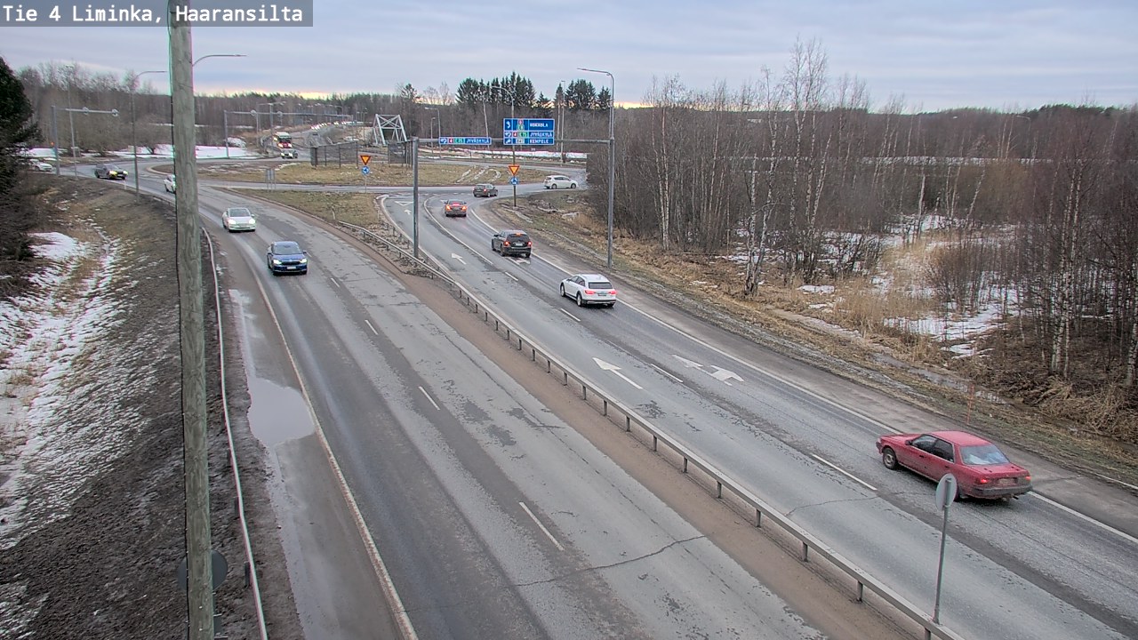 Kelikamerat Kuva Tie 4 Liminka, Haaransilta, Liminka, Pohjois-Pohjanmaa