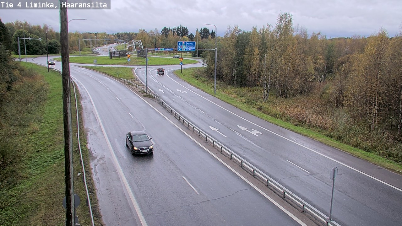 Weather Camera Image Road 4 Liminka, Haaransilta, Liminka, Pohjois-Pohjanmaa