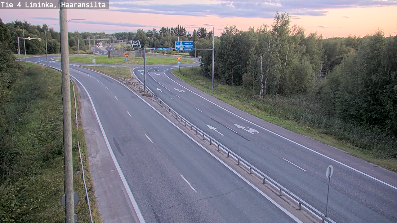Kelikamerat Kuva Tie 4 Liminka, Haaransilta, Liminka, Pohjois-Pohjanmaa