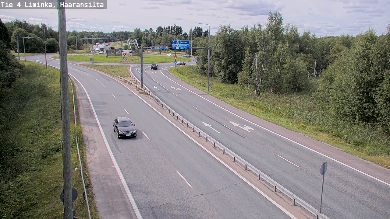Weather Camera Image Road 4 Liminka, Haaransilta, Liminka, Pohjois-Pohjanmaa