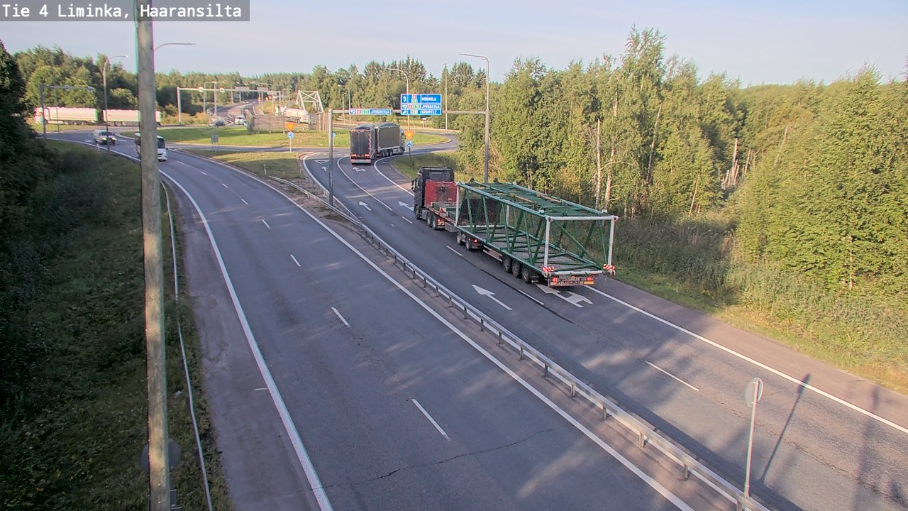 Weather Camera Image Road 4 Liminka, Haaransilta, Liminka, Pohjois-Pohjanmaa