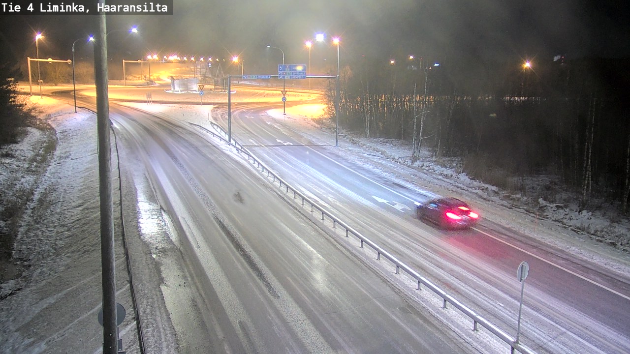 Weather Camera Image Road 4 Liminka, Haaransilta, Liminka, Pohjois-Pohjanmaa