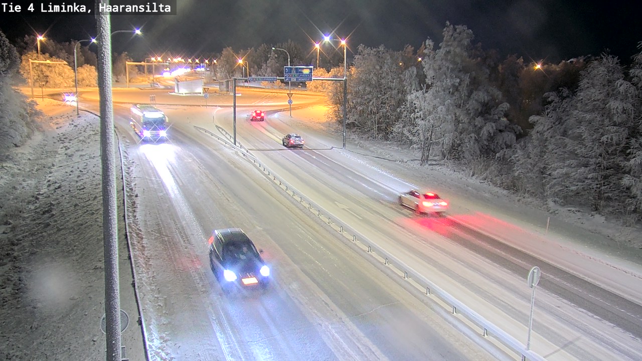 Weather Camera Image Road 4 Liminka, Haaransilta, Liminka, Pohjois-Pohjanmaa