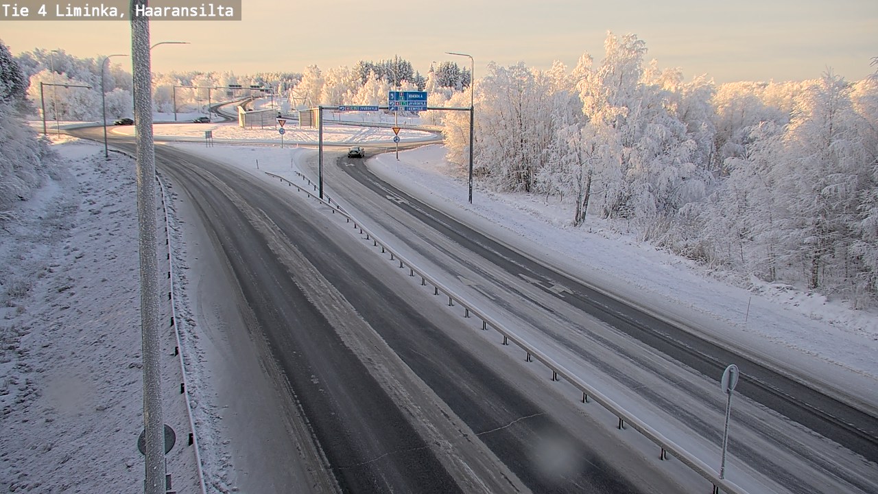 Weather Camera Image Road 4 Liminka, Haaransilta, Liminka, Pohjois-Pohjanmaa