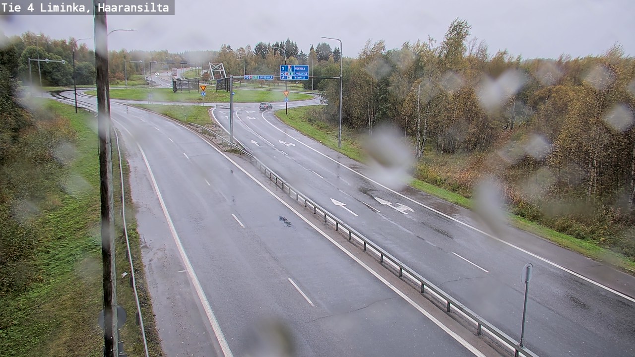 Weather Camera Image Road 4 Liminka, Haaransilta, Liminka, Pohjois-Pohjanmaa
