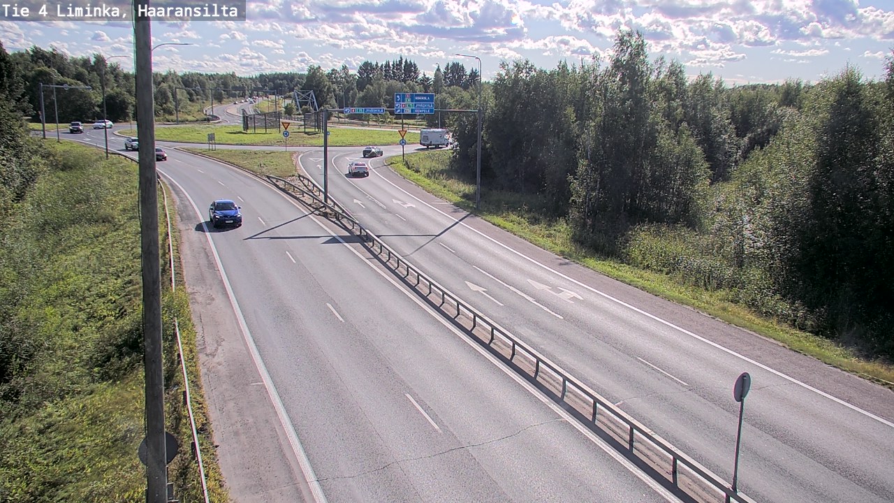 Kelikamerat Kuva Tie 4 Liminka, Haaransilta, Liminka, Pohjois-Pohjanmaa