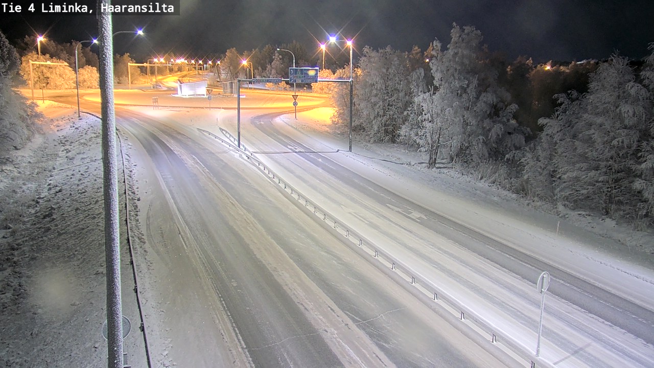 Weather Camera Image Road 4 Liminka, Haaransilta, Liminka, Pohjois-Pohjanmaa