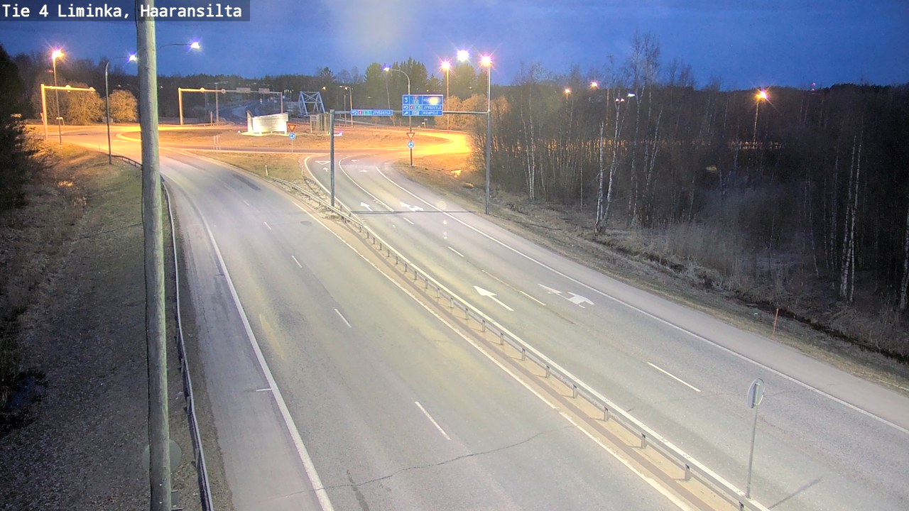 Weather Camera Image Road 4 Liminka, Haaransilta, Liminka, Pohjois-Pohjanmaa