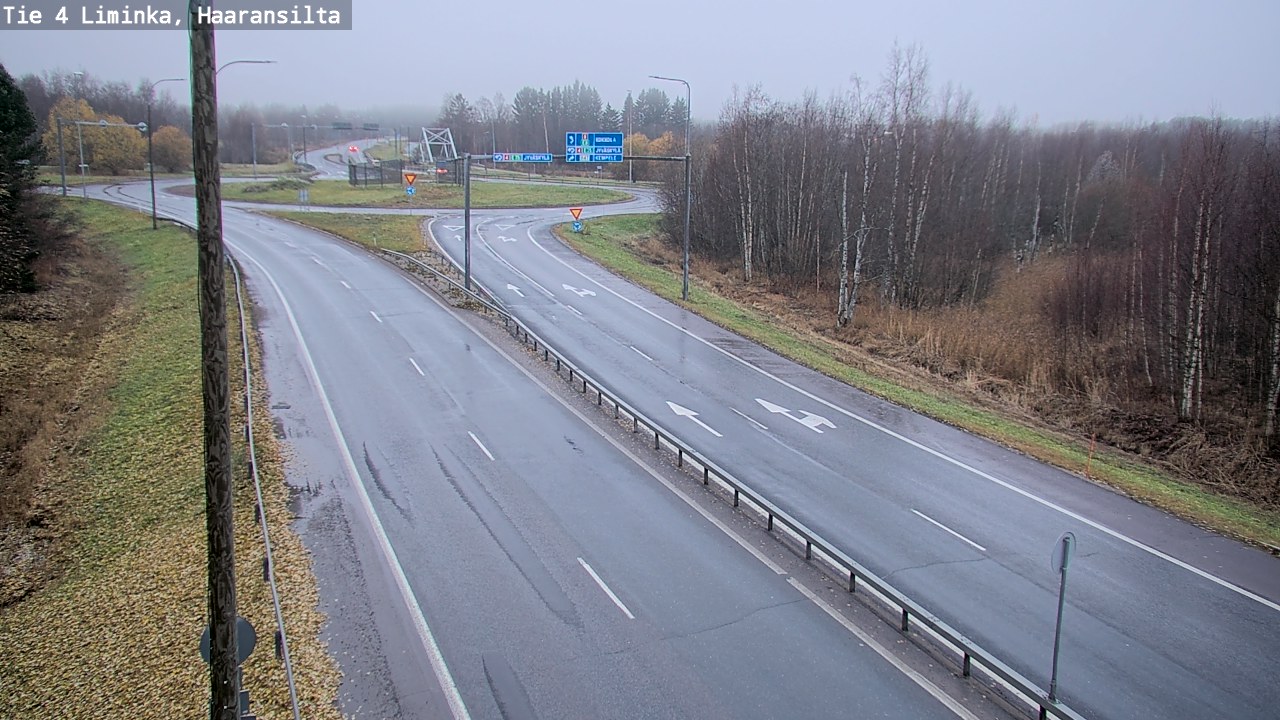 Weather Camera Image Road 4 Liminka, Haaransilta, Liminka, Pohjois-Pohjanmaa