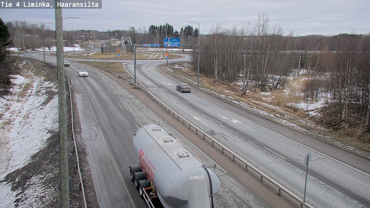 Kelikamerat Kuva Tie 4 Liminka, Haaransilta, Liminka, Pohjois-Pohjanmaa