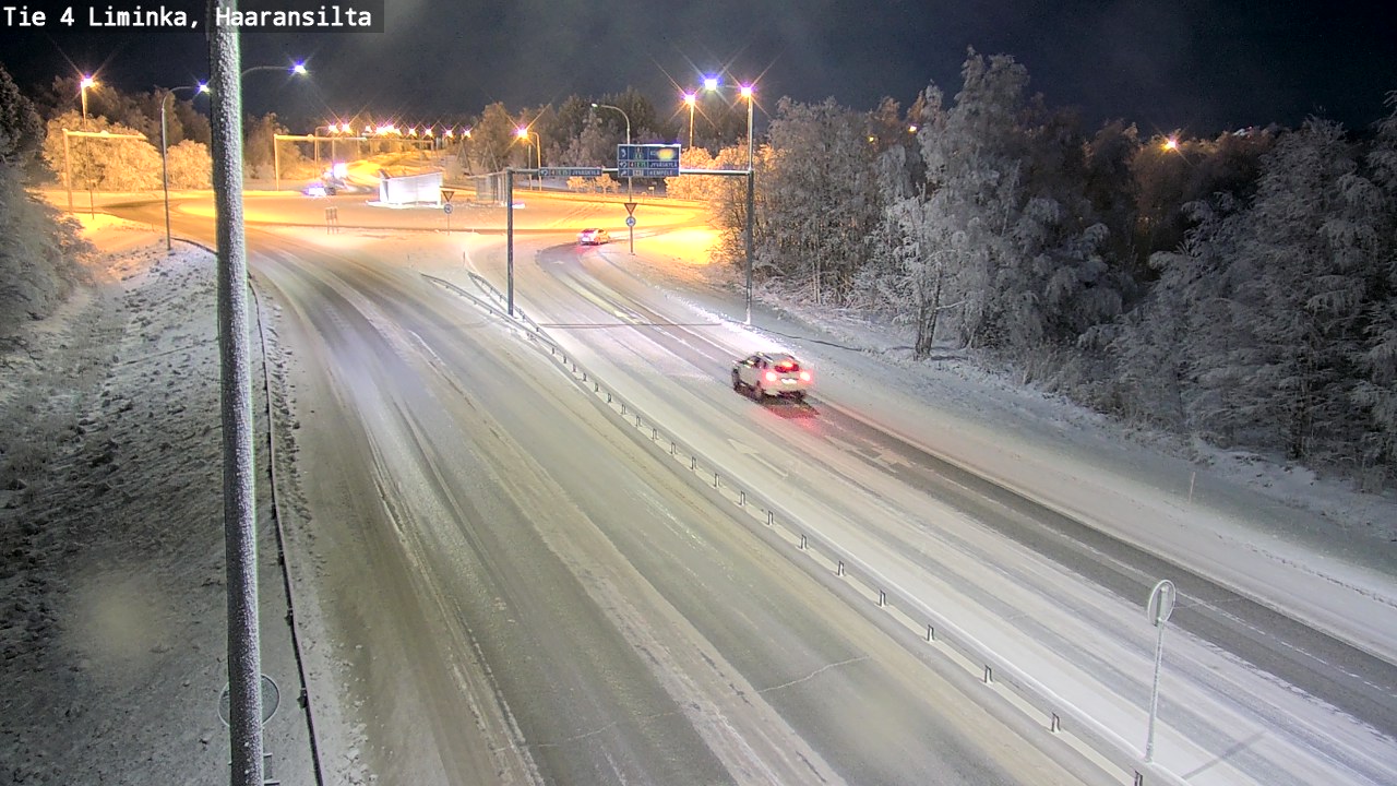 Weather Camera Image Road 4 Liminka, Haaransilta, Liminka, Pohjois-Pohjanmaa