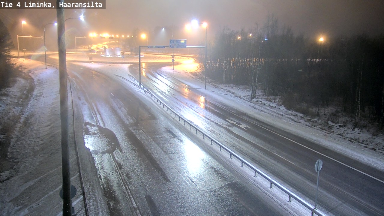 Weather Camera Image Road 4 Liminka, Haaransilta, Liminka, Pohjois-Pohjanmaa