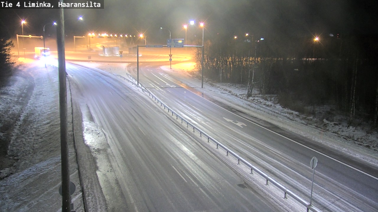 Weather Camera Image Road 4 Liminka, Haaransilta, Liminka, Pohjois-Pohjanmaa
