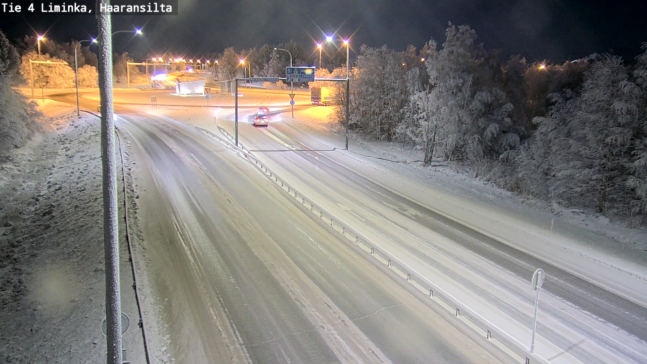 Weather Camera Image Road 4 Liminka, Haaransilta, Liminka, Pohjois-Pohjanmaa