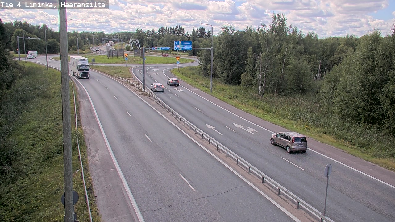 Kelikamerat Kuva Tie 4 Liminka, Haaransilta, Liminka, Pohjois-Pohjanmaa