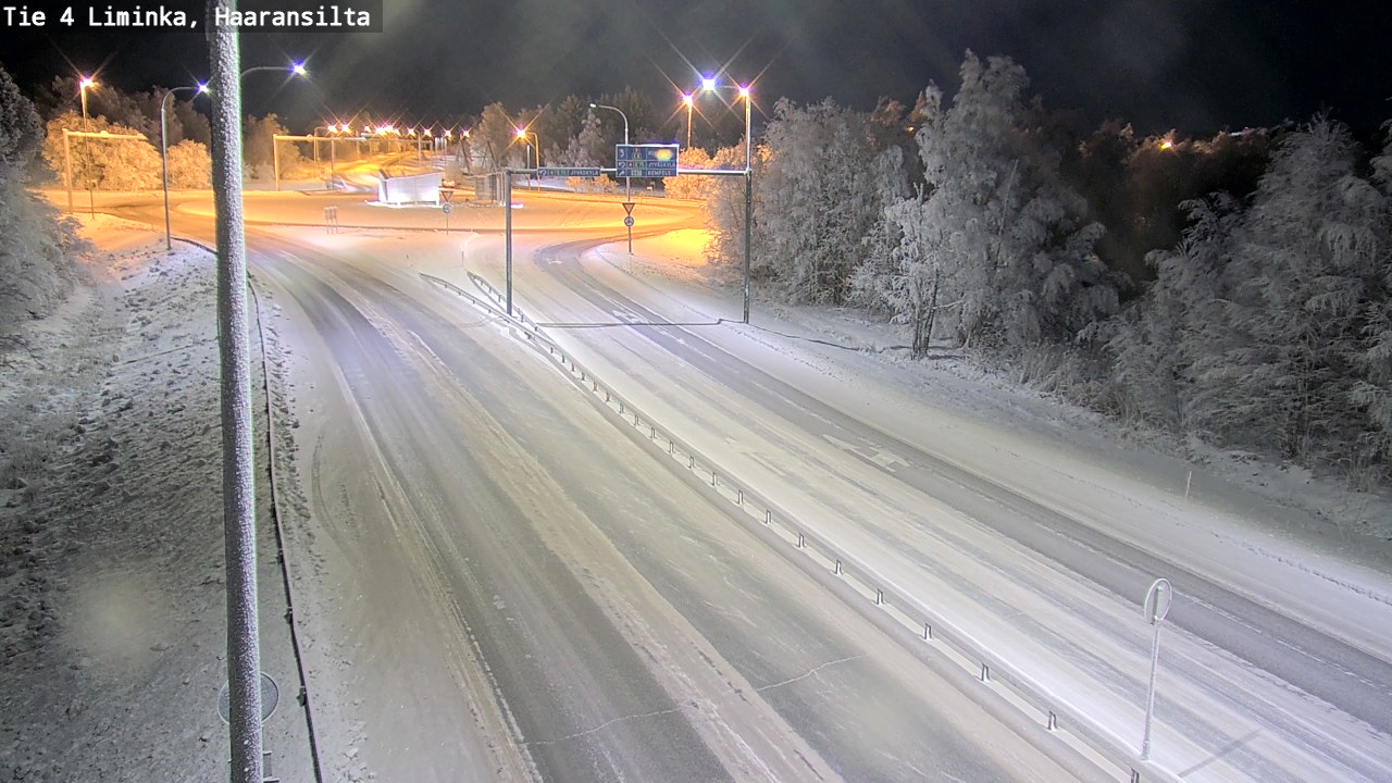 Weather Camera Image Road 4 Liminka, Haaransilta, Liminka, Pohjois-Pohjanmaa