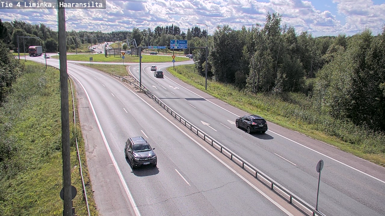 Kelikamerat Kuva Tie 4 Liminka, Haaransilta, Liminka, Pohjois-Pohjanmaa