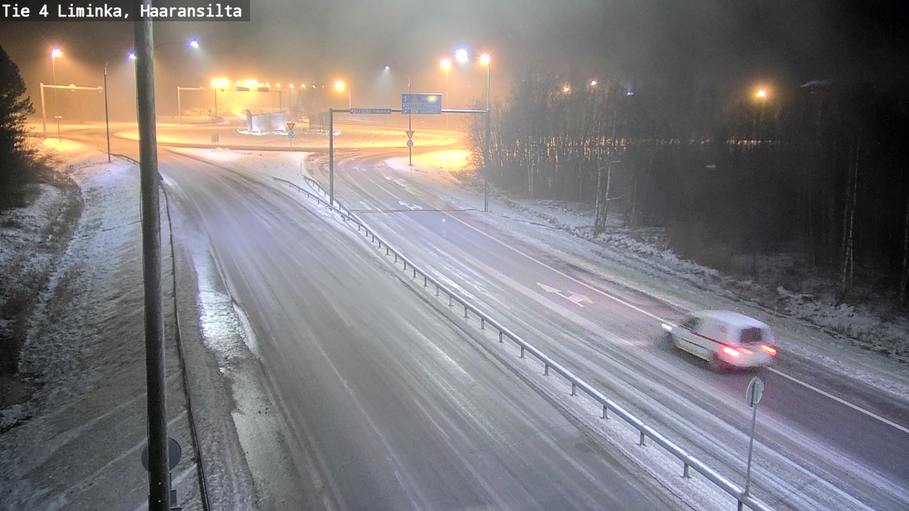 Weather Camera Image Road 4 Liminka, Haaransilta, Liminka, Pohjois-Pohjanmaa