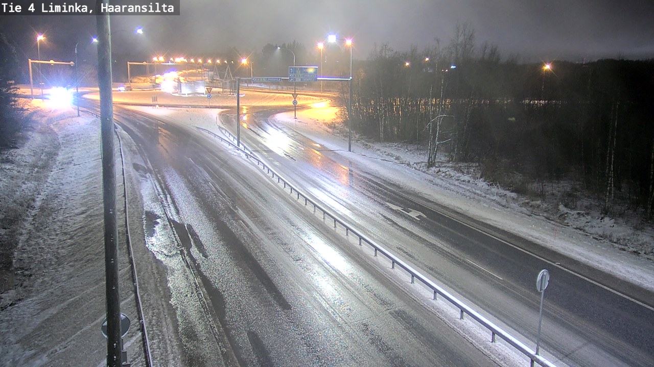 Weather Camera Image Road 4 Liminka, Haaransilta, Liminka, Pohjois-Pohjanmaa